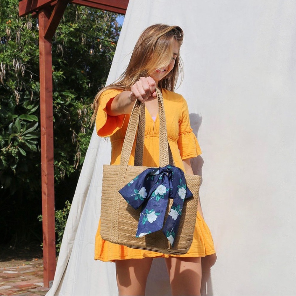 NWT Draper James Straw Bag